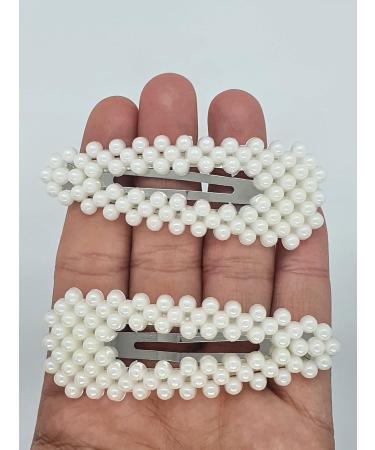 2 Pcs Pearl Hair Clips Hair Clips for Women Girls Hair Barrettes Hairpins Headwear (Z2PEADIY) - Buy Online on SooperMarket.com