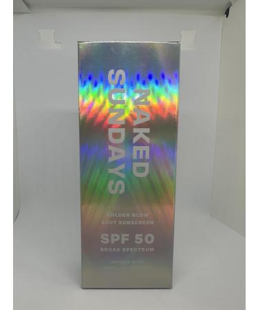 Naked Sundays SPF 50 Golden Glow Body Sunscreen - Broad Spectrum UVA/UVB Protection Shimmering & Firming Non-Transfer Formula for All Skin Types - Buy Online on SooperMarket.com