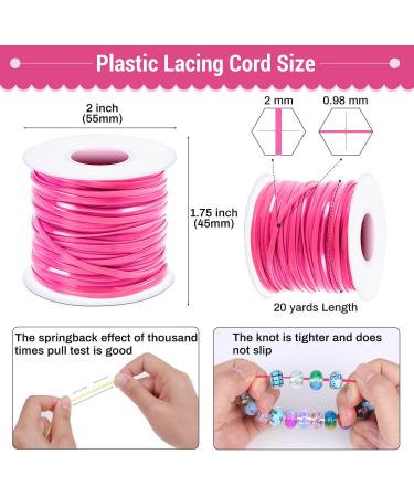 6Pack Plastic Lacing Cord Kit for Bracelets & Keychains in Color A - Buy Online on SooperMarket.com