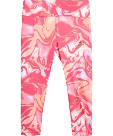 RBX Girls Active Leggings Set - 2 Piece T-Shirt & Capri Leggings (Size 4-12) | Berry Love 5-6 - Buy Online on SooperMarket.com
