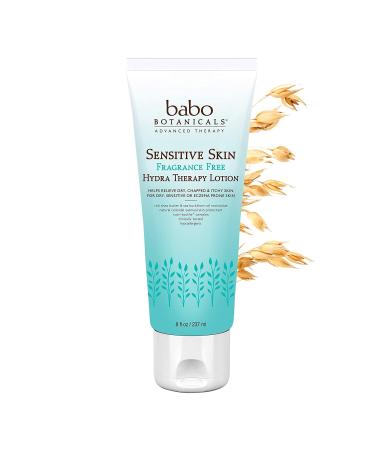 Babo Botanicals Hydra Therapy Lotion | Organic Calendula & Oat Protein | Fragrance Free | 8 Fl Oz - Buy Online on SooperMarket.com