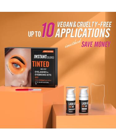 iMethod Eyelash and Eyebrow Tint Kit - Lash and Brow Tint Kit At Home Eye Brow Dye Professional Instant Salon Result Perfect with Lamination Kit Vegan Cruelty Free Light Brown 04 Light Brown - Buy Online on SooperMarket.com