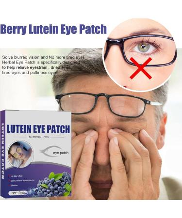 30 Pieces Lutein Eye Patches - Natural Herbal Extracts for Skin-Friendly Eye Protection & Nourishment - Buy Online on SooperMarket.com