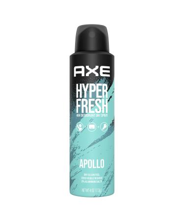 AXE Apollo Deodorant Spray 48 Hour Odor Protection Fresh Sage and Cedarwood Deodorant without Aluminum and without Residue 4 oz