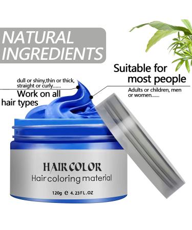 Kids Temporary Hair Color Dye Wax Set - 6 Vibrant Colors for Girls, Perfect Birthday Party & Holiday Gift for Ages 4-9 - Ideal for Cosplay, DIY Fun, Halloween & Christmas Celebrations - Buy Online on SooperMarket.com