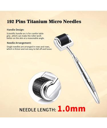 Incellice 192 Titanium Needles Derma Roller for Hair Growth in Women and Men 1.0 - Buy Online on SooperMarket.com