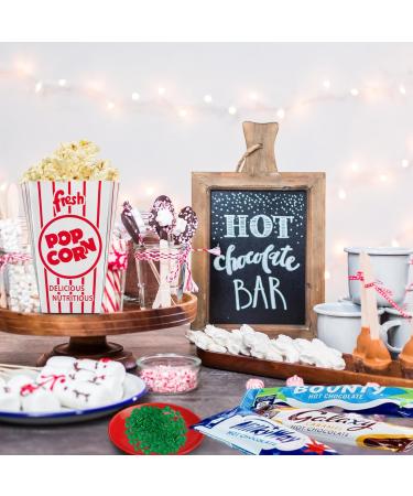 Movie Night Hamper - Celebrations Hot Chocolate Gift Set with Microwave Popcorn - 8 Hot Chocolate Sachets & 3 Hot Chocolate Toppings - Snack Hamper Movie Night Box - Buy Online on SooperMarket.com