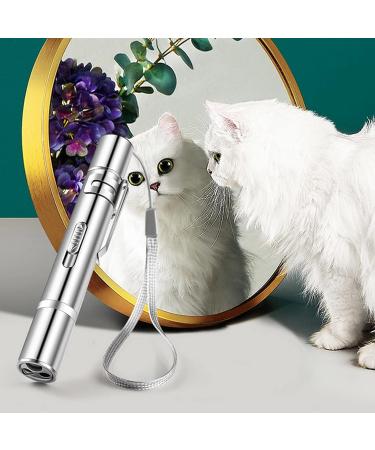 HONGP Cat Toys LED Pointer Cat Toys 7 in 1 Function Cat Chaser Toys -USB Rechargeable Interactive Cat Toys Exercise Multi Pattern Light Toy Training Tool Cat Toys - Buy Online on SooperMarket.com