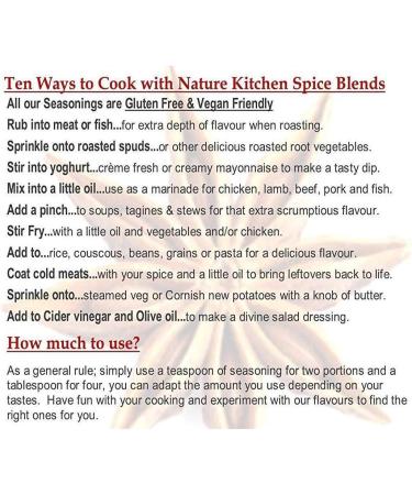 Nature Kitchen Caraway Ground 500g - Gluten-Free & Vegan Seasoning Blend for Everyday Cooking - Spices & Herbs for Marinades, Sauces, Frying, Baking, or Grilling - Buy Online on SooperMarket.com