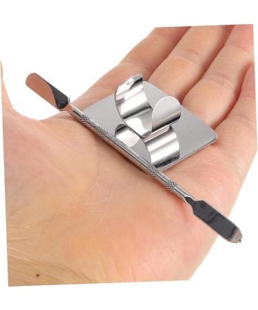 5 Sets Ring Palette Manicure Pigment Mixing Tool - Makeup Mixing Plates & Spatula for Perfect Cosmetic Blending - Buy Online on SooperMarket.com
