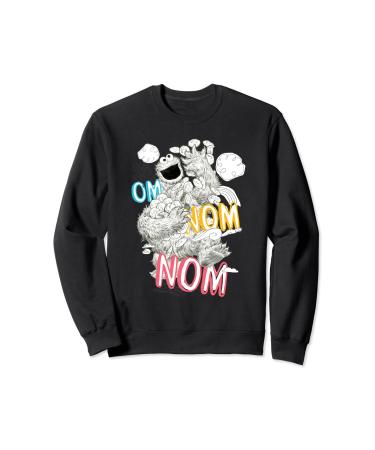 Sesame Street Cookie Monster Om Nom Nom Sweatshirt