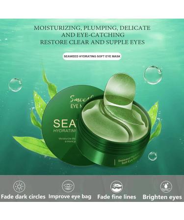 Under Eye Patches Seaweed Eye Masks for Puffy Eyes Dark Circles Under Eye Treatment Pads Improve Under Eye Bags Fine Lines and Wrinkles Eye Masks Skincare 30 Pairs Hydrating Under Eye Masks - Buy Online on SooperMarket.com
