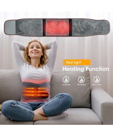 YIAG IVG USB Heated Hip Belt - Infrared Heat Waist Massager for Back & Belly Pain Relief | Lumbar Support & Hot Compress - Buy Online on SooperMarket.com