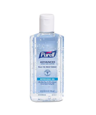 PURELL 965124 Advanced Instant Hand Sanitizer 4oz Flip-Cap Bottle 24/Carton