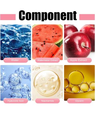 Nmbol Watermelon Sleep Mask 50 ml*2 Watermelon Skincare Phosphorescent Skin Care melon Glow Niacinamide Moisturize Lightening Serum Hydrate And Lightening - Buy Online on SooperMarket.com