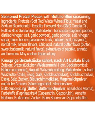 Pretzel Pete Buffalo Blue Seasoned Pretzel Pieces - 8 Pack (160g each) - Buy Online on SooperMarket.com
