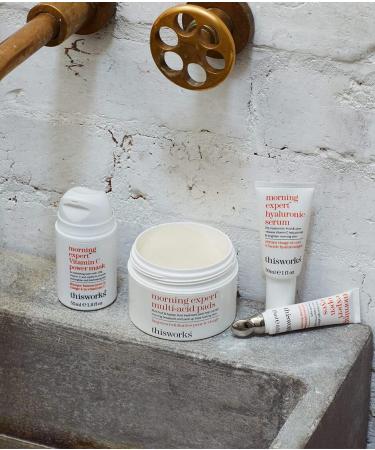 Morning Expert Multi-Acid Pads - Exfoliating Face Pads Enriched with Witch Hazel, AHAs, and Vitamin B3 - 60 Pads - Buy Online on SooperMarket.com