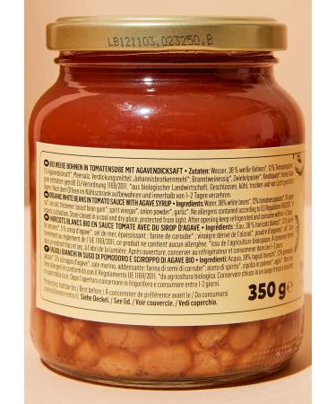 Buy KoRo Organic White Beans in Tomato Sauce - 6 x 350g | International Shipping Available - Buy Online on SooperMarket.com