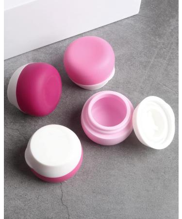 Gemice Travel Containers for Toiletries Silicone Cream Jars TSA Approved Travel Size Containers Leak-proof Travel Accessories with Lid for Cosmetic Makeup Face Body Hand Cream (4 Pieces) Red - Buy Online on SooperMarket.com