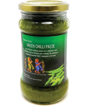 Rani Green Chilli Cooking Paste 10.58oz (300g) Glass Jar - Vegan, Gluten Free, NON-GMO - Indian Origin Green Chilli 300g - Buy Online on SooperMarket.com