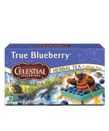 Celestial Seasonings True Blueberry Herb Tea 20 ct