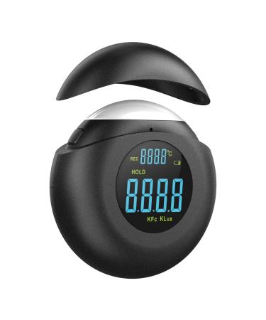 SWAREY Light Meter Digital Illuminance Meter Handheld Ambient Measurer with 360 Detector, Measurer with Range up to 200,000 lux with LCD Display, Light Meter for Factories, Warehouses, Offices