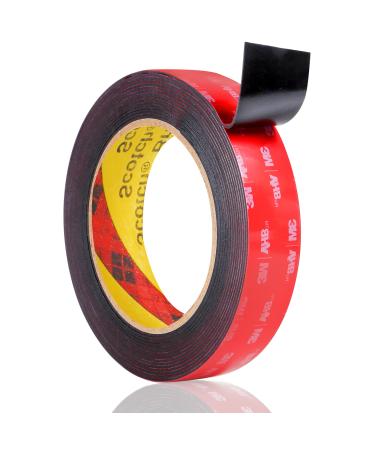 LAPANDA Double Sided Tape Mounting Tape Heavy Duty Foam Tape  16.4FT Length  0.98 Inch Width for Car  Home Decor  Office Decor