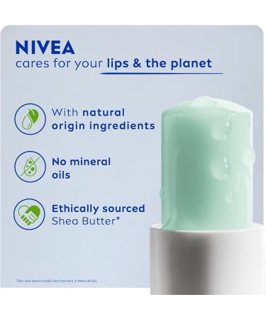 NIVEA 2in1 Aloe Vera Lip Scrub (4.8g) - Exfoliating Lip Balm with Aloe Vera and Vitamin E for Intensive Lip Care - Buy Online on SooperMarket.com
