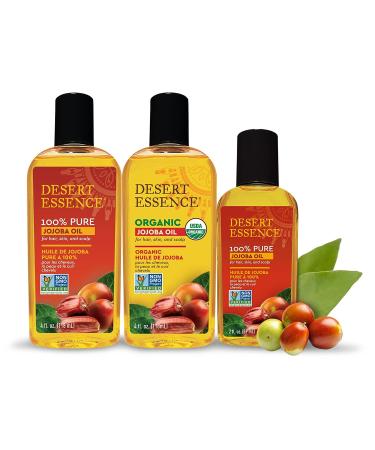 Desert Essence 100% Pure Jojoba Oil - Moisturizer for Skin, Hair & Scalp - 2 Oz - Buy Online on SooperMarket.com