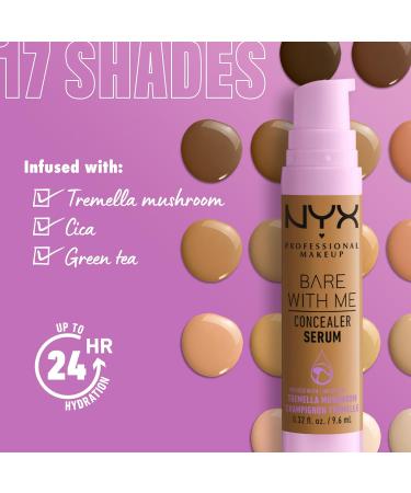 NYX Professional Makeup Covering Serum - Natural Finish Medium Opacity Concealer 9.6 ml (06 Tan) - Ideal for Flawless Skin Ships Internationally - Buy Online on SooperMarket.com