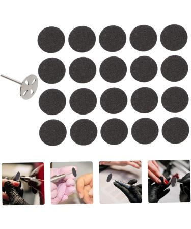 ABOOFAN 3 Sets Nail Polishing Sheets Replacement Sandpaper Discs Manicure Accessories Manicure Sandpaper Sanding Disc Bit for Nail Drill Foot Stainless Steel Sanding Pad Electric - Buy Online on SooperMarket.com