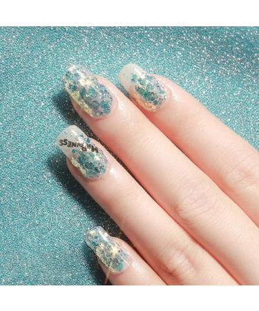 KINNO Cyan Foil Leaf Sheets - 100 Sheets 3.15, Cyan Gilding Gold Foil for Paintings, Arts Crafts, Nail Deco, Furniture & Fashion - 8cm - Buy Online on SooperMarket.com