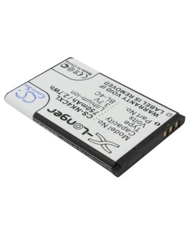 Replacement Battery Compatible with Manta MS1701 TEL2405 TEL2408 Part Number: JB-4C 750mAh/3.7V