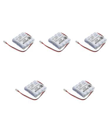 5 Pcs Battery Replacement for GP GPRHORW01018 5 Pack