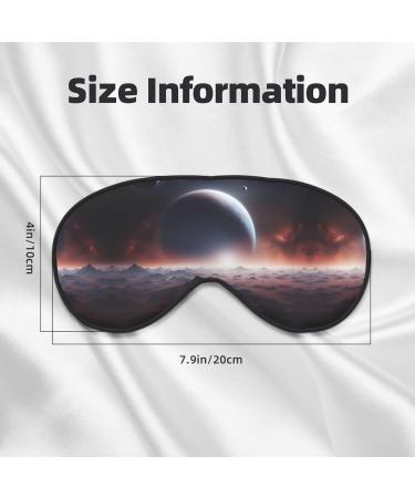 Buy SSIMOO Space Planet Sleep Mask - Adjustable Breathable & Fashionable Eye Mask for Comfort | International Shipping Available - Buy Online on SooperMarket.com