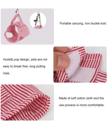 HEEPDD Small Animal Dishes & Leash for Guinea Pigs Squirrels Hedgehogs Chinchillas - Red L | Durable Pet Clothing & Accessories - Buy Online on SooperMarket.com