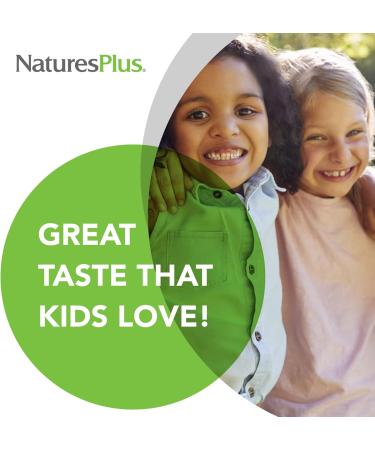 NaturesPlus Animal Parade Vitamin C Chewable Tablets for Kids - Vegan Gluten-Free - Natural Orange Flavor - 90 Animal-Shaped Tablets (Pack of 2) - Boost Immunity - Buy Online on SooperMarket.com