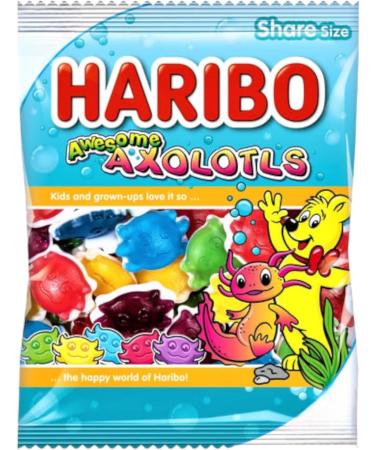 Awsome Axolotls Gummy Sweets Soft Chewy Foam Base Candy in Mixed Friut Flavours 160g - 2x Share Bags - Buy Online on SooperMarket.com
