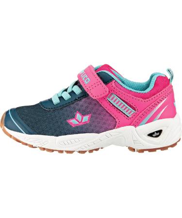 Lico Unisex Kids Barney Vs Sneaker 37 EU - Marine Pink Turquoise | Stylish & Comfy International Shipping - Buy Online on SooperMarket.com