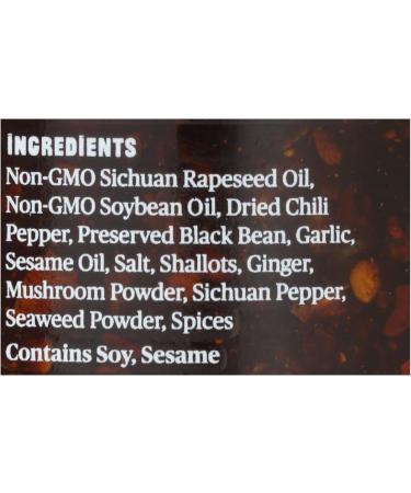 FLY BY JING Sichuan Chili Crisp 6oz Deliciously Savory Umami Spicy Tingly Crispy Gourmet All Natural Vegan Gluten-Free Hot Chili Oil Sauce with Sichuan Pepper Good on Everything - Buy Online on SooperMarket.com