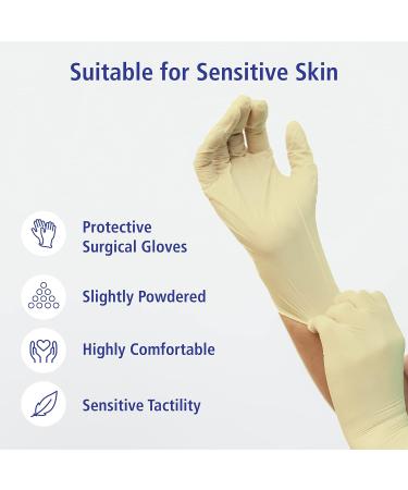 OP Surgical Glove Pure Latex Sterile Powdered Size 7.5 x50pairs - High-Quality Protection - Buy Online on SooperMarket.com