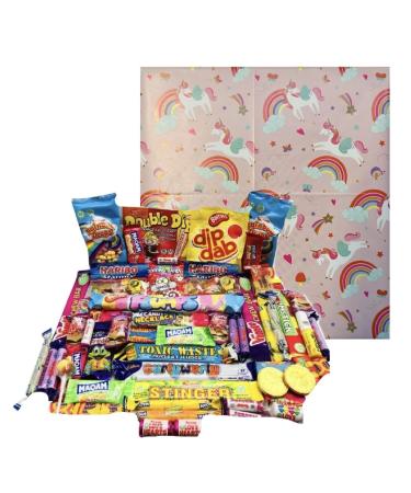 Unicorn Pick N Mix The Ultimate Retro Sweet Selection 70s 80s Box Sweet Hamper -Present Gift For Him/Her