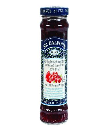 St. Dalfour - Fruit Spread 100% Natural Jam Red Raspberry & Pomegranate - 10 oz.