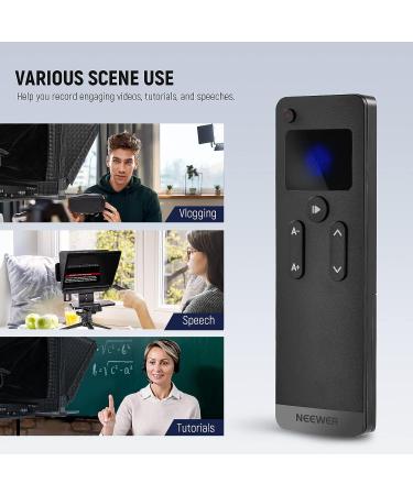 NEEWER RT111 Remote Control for Teleprompter App - Bluetooth, Silent Button - iOS Android Compatible - X1 PRO, X14 PRO, X17 - Buy Online on SooperMarket.com