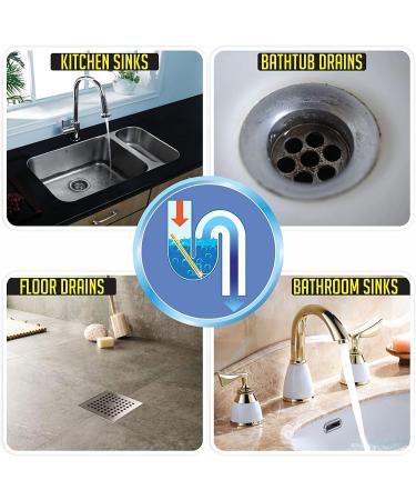 24 Pcs Drain Cleaner Sticks Sink Deodorizer - Clear Pipes, Eliminate Odors - As Seen On TV - Buy Online on SooperMarket.com