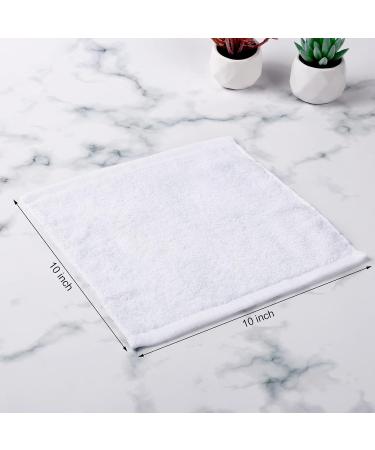 Qioo Baby Bamboo Washcloths 6 Pack - White | Soft & Gentle Baby Washcloths - Buy Online on SooperMarket.com