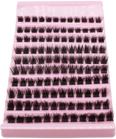 Selawasty 120 Lash Clusters D Curl Mega Volume DIY Eyelash Extensions - Wispy Individual Lashes for At-Home Cluster Extensions (S6-D-8-16MIX) - Buy Online on SooperMarket.com