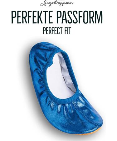 Buy Winning Podium Glitter Gymnastics Shoes for Kids Breathable Non-Slip Slippers (Size 24-40) in Blue Perfect for Girls & Boys Gymnastics & Ballet - Buy Online on SooperMarket.com