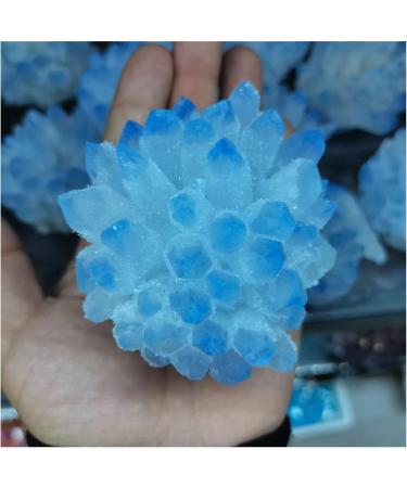 Crystals 350-450g Rare Beautiful Blue Ghost Phantom Quartz Crystal Cluster Specimen 1pcs Stone Collection - Buy Online on SooperMarket.com