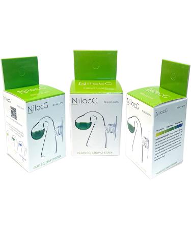 NilocG Aquatics Co2 Drop Checker + Solution - Accurate Monitoring for Aquarium Health - Buy Online on SooperMarket.com